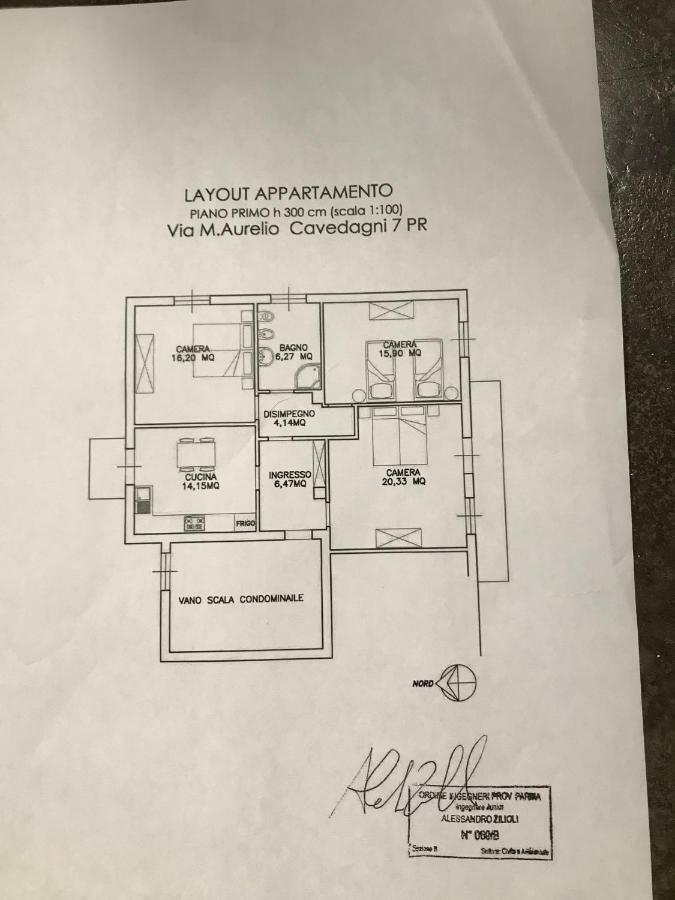 B&B Ospedale Maggiore Parma Affittacamere Exteriör bild